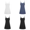 LUレディースデザイナードレス服の夏の新しいスリングドレスチェストパッド、フィットネス、ハイエラスティックテニススカート、レジャーランニング、スポーツスカート