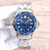 التيتانيوم مشاهدة AAAAA MAN Watch Mens Designer يشاهد الرجال Wristwatch 42mm حركة أوتوماتيكية مقاومة للماء 300 متر OMG معصمة الغوص الراقية