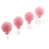 Massager 4pcs Health Massage Vacuum Cupping Cups Set Rubber Head Glass/pvc Anti Cellulite Massage Chinese Therapy Face Cupping Cans
