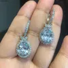 Cao Shis High-end Luxury Live Broadcast New Products Recommend Multi-color Caibao Series Earrings. Womens Long Zircon Earrings Sell Well Tdsx