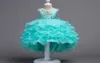 Flower Girl Wedding White Dresses for Girls Prom Party Gown Designs Children039s Clothing Tulle Costume for Kids Clothes9560245