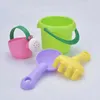 Sand Play Water Fun Soft Lime Beach Tools Set Sand Spela Toys For Kids Fun Water Beach Seaside Tools Child Sandglas Shovel Tool Gifts 240321