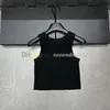 女性の弾性Tシャツ春夏ヨガトップレタープリントタンクトップジムフィットネスTシャツ