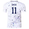 USAS Soccer Jerseys 24/25 COPA America 23/24 USWNT 4 Stars Woman Kids Kit Usmnt Home 2024 Away Football Derts Men Player Version 2025 Pulisic Smith Morgan Balogun 2023