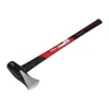 Hyper Tough 8 Lb Splitting Burst Axe Maul Red & Black Double Injection Fiberglass 34" Handle