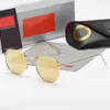 男性Rola Bin Classic Brand Retro Women Sunglasses Luxury Designer Eyewear Ray 3548 Bands Metal Frame Designers Woman Man Sun Glasses