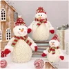 Decoração de festa romance boneco de neve ornamento compacto leve natal economizando espaço velho homem gota entrega casa jardim festivo otgec