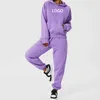 Ropa Deportiva Mujer Athletic Apparel French Terry Sweatsuits Organic Cotton Hoodies Sportswear Tracksuit Women Two Piece Set
