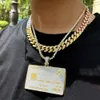 Kreditkartenanhänger Silber 10k 14k 18k Custom Def Vvs Moissanit Anhänger Personalisierte Namenskette für Männer Frauen Iced Out Anhänger