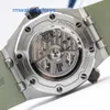 Montre-bracelet fonctionnelle moderne AP Montre-bracelet 15720 Royal Oak Offshore Series Calibre 42 Cadran vert armée en acier de précision Montre mécanique automatique pour homme