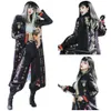 Cosplay Anime Trajes Japonês Bosozoku quimono role-playing com calças conjunto Halloween carnaval setC24321