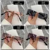 Outdoor Eyewear Square Sunglasses Oversized Rectangle Goggles Gradient Luxury Circular Polarized Summer Shades