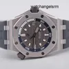 Reloj de pulsera de moda empresarial Reloj de pulsera AP Epic Royal Oak Offshore 15720ST Reloj para hombre Disco gris titanio Maquinaria automática Reloj deportivo suizo de fama mundial