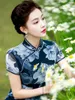 Ethnische Kleidung, junges Cheongsam, verbessertes, hochwertiges Retro-Damen-High-End-Temperament, traditionelles Kleid im antiken Stil