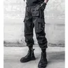 Pantalons pour hommes 2024 Haute Qualité Punk Hip Hop Cargo Hommes Multi-poches Tactique Techwear Mâle Street Casual Pantalon Lâche