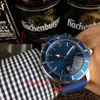 Reloj mecánico automático para hombre, esfera azul, correa de silicona, resistente al agua hasta 5 ATM, puntero luminoso, orologio di lusso231T, 2020