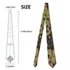Bow Ties SS Erbsentarn Army Camouflage Necktie Men Women Polyester 8 Cm Camo Neck Tie For Casual Wide Shirt Accessories Cravat