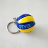 10PCS V200w Sport Gifts Volleyball Keychain Holder Car Key Ball Ring Chain Players Bag Keychains Kpfmb