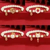 Bracelets de charme 2024 Style chinois mignon Dragon année bracelet collection richesse de bon augure apporter des ornements et des bijoux cadeaux à la main chanceux B6T4