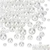 Vases 440 Pcs Pearl Ornaments Pearls For Crafts Filler Bead Plastic Round Beads Jewelry Making Drop Delivery Home Garden Decor Otv0D