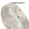 Relógio de pulso AP de moda empresarial 18k escala de platina com conjunto de diamantes manual de moda relógio mecânico feminino relógio de luxo relógio suíço de última geração