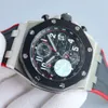 Superclone orologi menwatch aps orologio da uomo uomini luminosi costosi orologi reali orologi watchbox orologi orologi di alta qualità Mens offshore meccanicoaps ap lu20X9