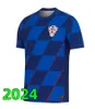 2024 Euro Cup Croatie Soccer Jerseys Modric Équipe nationale 24 25 BREKALO PERISIC Maillot de football BROZOVIC KRAMARIC REBIC LIVAKOVIC Hommes enfants kits Uniforme Orsic Sosa