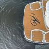 Supports de planche de surf Pads Zy Monterey 238 SS Surf Plate-forme de natation Step Pad Bateau Eva Mousse Teck Pont Plancher Support Auto-adhésif Seadek Gatorst Otxk6