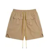 24newest rhude shorts designer shorts t-shirt hommes shorts mode d'été pantalons de plage hommes de haute qualité streetwear rouge bleu noir jaune vert shorts pour hommes taille: S-XL