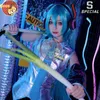 cosplay Anime Costumes CoCos-S VOCID Mikuku role-playing comes from anime patent leather VOCID role-playing Mikuku comes from+wig+headwear HalloweenC24321