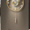 Orologi da parete Orologio silenzioso Ufficio Soggiorno Moderno Grande lusso Decorazione cucina Reloj Digital De Pared Camera da letto