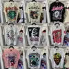 Hellstar camisas Rappe Mens Mulheres Camiseta Rapper Lavado Pesado Artesanato Unisex Manga Curta Top High Street Retro Hell Designers Tees Mens Designer