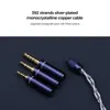 Cell Phone Earphones Letshuoer S12 PRO Earphone Bass Magnetic Flat Driver IEM HiFi Earphone Silver Plated Copper Cable 3-in-1 Plug DZ4 Triple Q240321