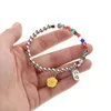 Charm Bracelets Elastic Cord Flower Bangle Party Jewelry Friendship Wristbands