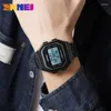 Armbandsur Skmei Original Brand Digital Watch Luxury 2Time Countdown Stopwatch Electronic Movement Waterproof Sport för man