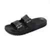 Flops 2023 PVC slippers بالإضافة إلى حجم في الهواء الطلق مريح النعال القابلة للتنفس النساء الصنادل Men Slides Hasp Zandalias de Mujer