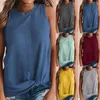 Camisoles Tanks Knit Topps för kvinnor ärmlös tank grundläggande sommar Camisole märke kvinnors bodysuit en perfekt cirkel topp