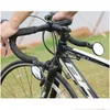 Motosiklet Aynaları gidon uç bisiklet aynası çelik lens döngüsü arka görünüm bisiklet aksesuarları Mountain Road Bike2736899 Bırak ot416