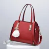 Shoulder Bags Women's Bag 2024 Women Lychee Pattern Handbag Atmosphere One Crossbody Large Capacity Middle Aged Tote