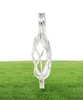 18KGP ed Cage Medaillon Sterling Zilveren Parel Kristal Gem Bead Cage Hanger Montage voor DIY Mode-sieraden Charms P338758936