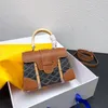 2024 Woman Wood Saigons Bags Bolsa de designer Bolsa de ombro de crossbod