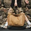 Torby wieczorowe moda duża pojemność torebki płótno kobiety Tote Khaki/czarny/biały/niebieski stały kolor na ramię