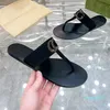 Rhinestone Tasarımcı Kadın Terlik Flip Flops Klasik Çift Mektuplu Moda Süet Düz Sandalet Yüksek kaliteli Deri Yuvarlak Toe Sıradan Scuff