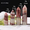 Dekoratif Figürinler 1 PC Doğal Kristaller Rhodochrosite Kuvars Noktası Şifa Taşları Altıgen Sütun Kristal Obelisk Değnek