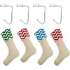 Hooks 2x Metal Hanger Purse Hook Xmas Stocking Hangers Christmas Safety Grip for Party