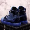 Casual Shoes Luxury Men's Ankle Boots Trend Sports Gold High Top Board Youth Personality In The Bang A6