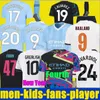 23 24 Haaland fjärde fotbollströjor Dragon Grealish Gvardiol Mans Cities Alvarez de Bruyne Foden City 4th 2023 2024 Fans Player Football Shirts Men Kid Kit Uniform