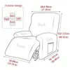 Chair Covers 1/2/3 Seater Flowers Printed Recliner Cover Stretch Spandex Sofa Armchair Slipcovers Lazy Boy For Living Room