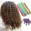 Tools 25Pcs Plastic Spiral Hair Perm Rod Long curling spiral stick small styling tools Barber Salon Hairdressing accessory