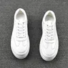 Casual Shoes Brand Designer Business Wedding Board Fashion Style Spring White Vulcanized Sneakers Thick Bottom Platform Tennis Spor Y54